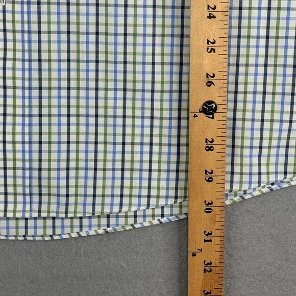 Ariat Shirt Wrinkle Freee Mens Large Short Sleeve Button Down Rodeo Outdoor - Picture 7 of 11